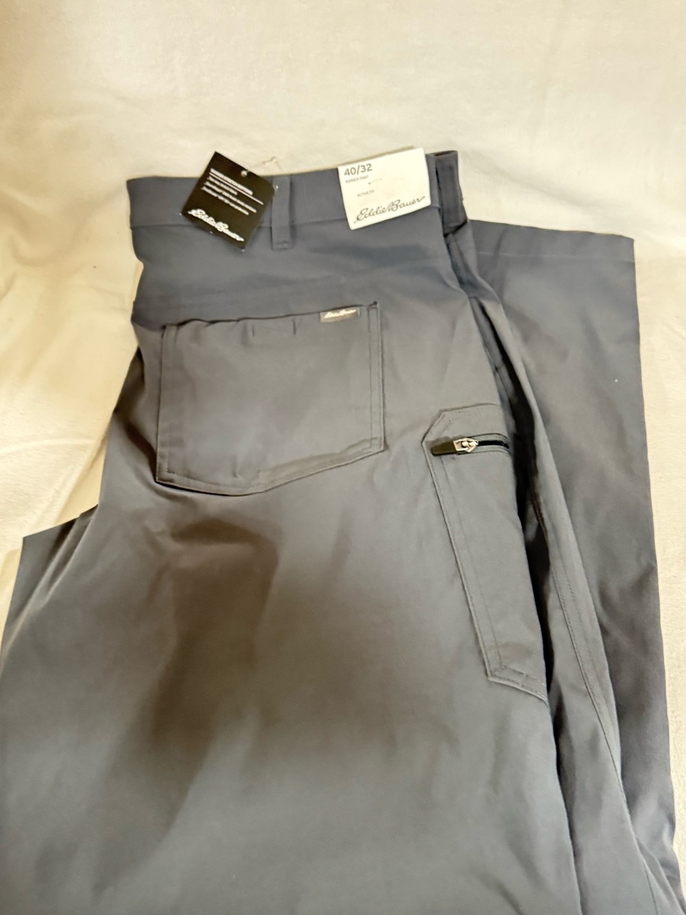 Eddie Bauer Rainier Pant in Gray - Active Fit
